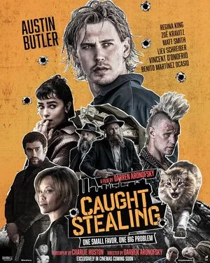 Caught Stealing 2025 Hindi Dual Audio Movie Poster