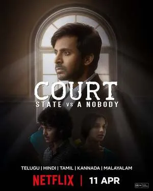 Court – State Vs. A Nobody 2025 Hindi Dual Audio Movie Poster