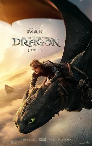 How to Train Your Dragon 2025 Hindi Dual Audio Movie Poster
