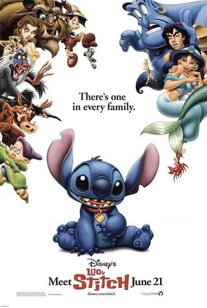 Lilo & Stitch 2002 Hindi Dual Audio Movie Poster