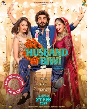 Mere Husband Ki Biwi 2025 Hindi Dubbed Movie Poster