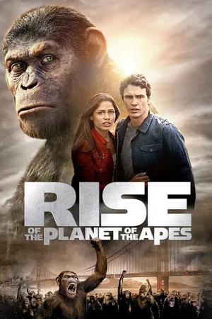 Rise of the Planet of the Apes 2011 Hindi Dual Audio Movie Poster