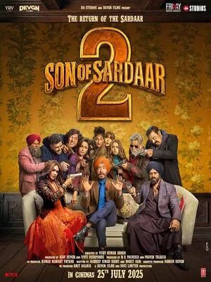 Son of Sardaar 2 2025 Hindi Movie Poster