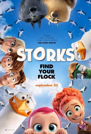 Storks 2016 English Movie Poster