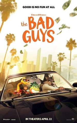 The Bad Guys 2022 Hindi Dual Audio Movie Poster