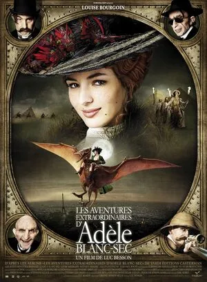 The Extraordinary Adventures of Adèle Blanc-Sec 2010 Hindi Dual Audio Movie Poster