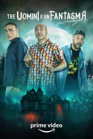 Three Man And A Ghost 2022 Hindi Dual Audio Movie Poster