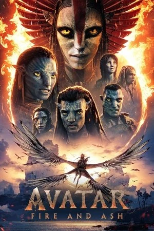 Avatar: Fire and Ash 2025 Hindi (LiNE) - English Dual Audio Movie Poster