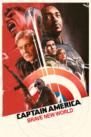 Captain America: Brave New World 2025 Hindi Dual Audio Movie Poster