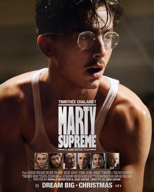 Marty Supreme 2025 Hindi Dual Audio Movie Poster